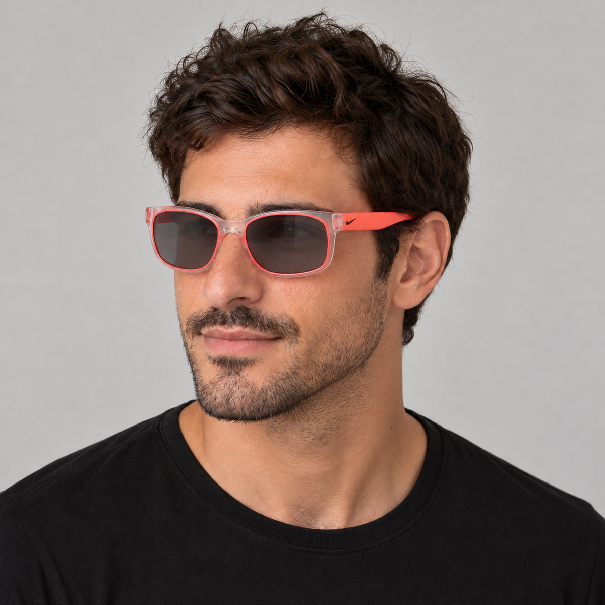 Nike Unisex Spirit for Kids 51mm Clear and Punch Sunglasses EV0886-906-51