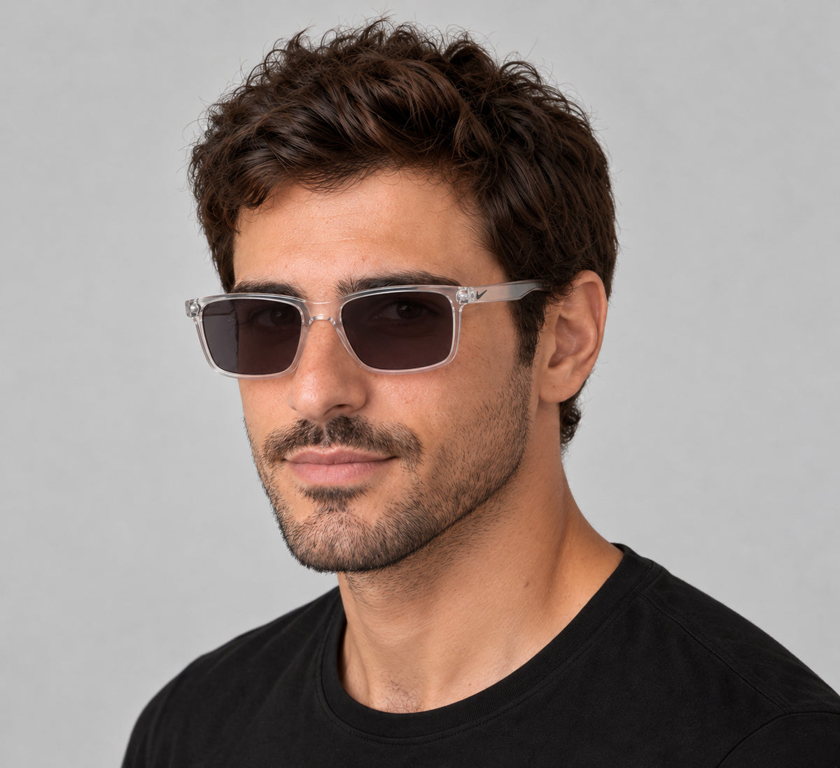 Nike Men's Essential Endeavor 57mm Clear Sunglasses EV1122-913-57