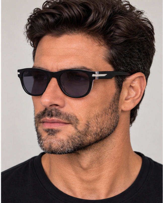 Nike Men's Crescent III 52mm Black Grey Sunglasses EV24019-010-52