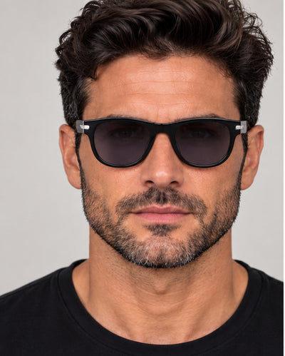 Nike Men's Crescent III 52mm Black Grey Sunglasses EV24019-010-52