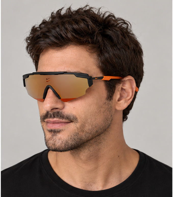 משקפי שמש Nike Marquee Edge יוניסקס 64 מ״מ בצבע מט שחור