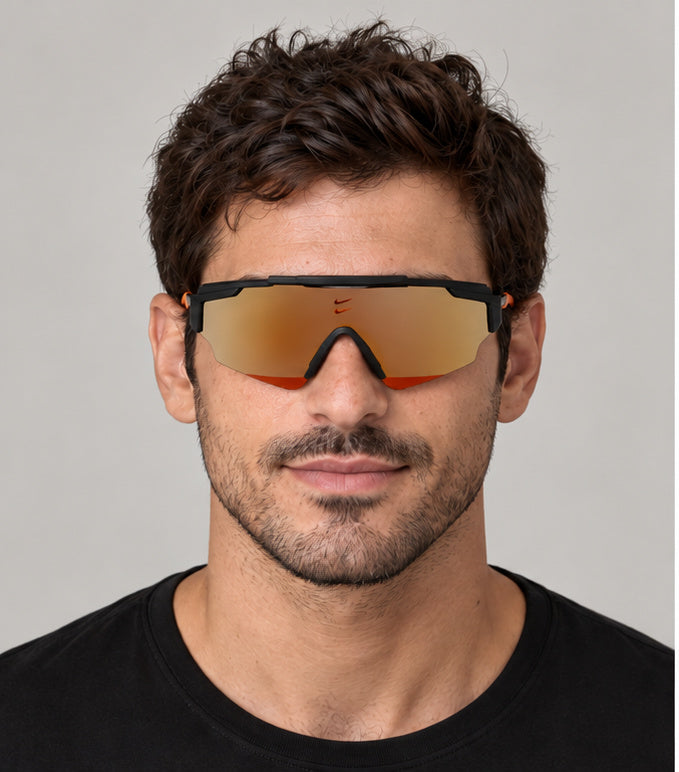 משקפי שמש Nike Marquee Edge יוניסקס 64 מ״מ בצבע מט שחור