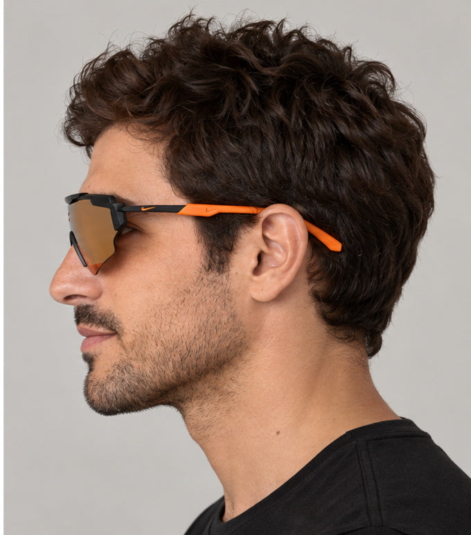 משקפי שמש Nike Marquee Edge יוניסקס 64 מ״מ בצבע מט שחור