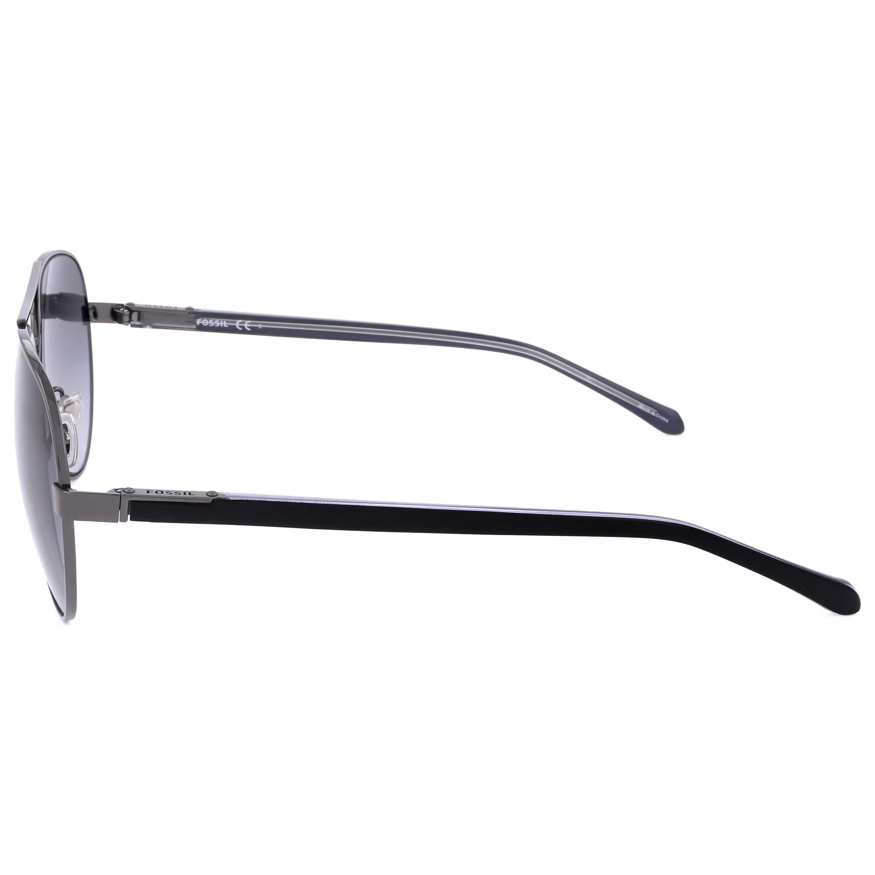 משקפי שמש Fossil דגם Fos3101 לגברים 58 מ״מ בצבע רותניום כהה