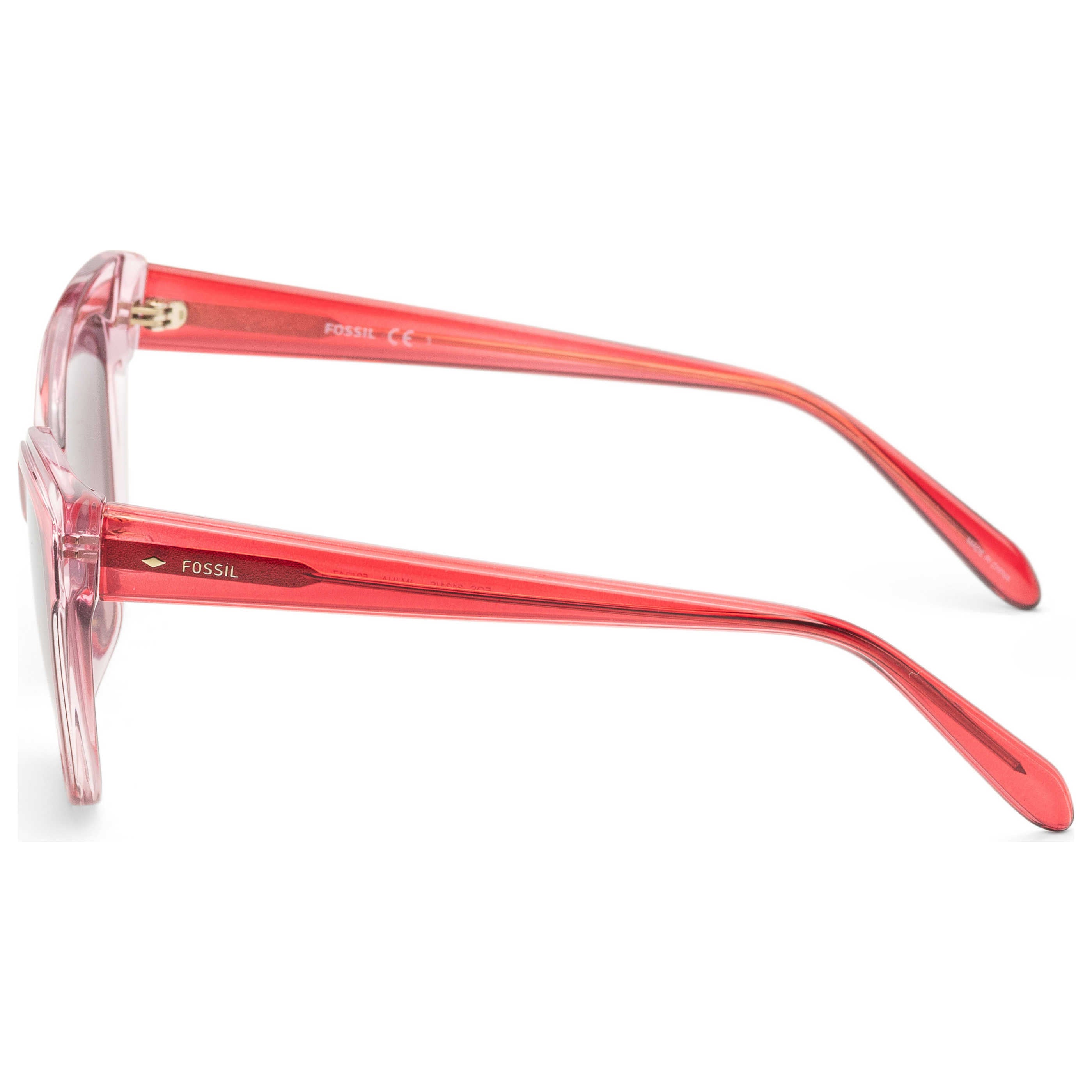 משקפי שמש Fossil דגם Fashion לנשים 52 מ״מ בצבע Raspberry