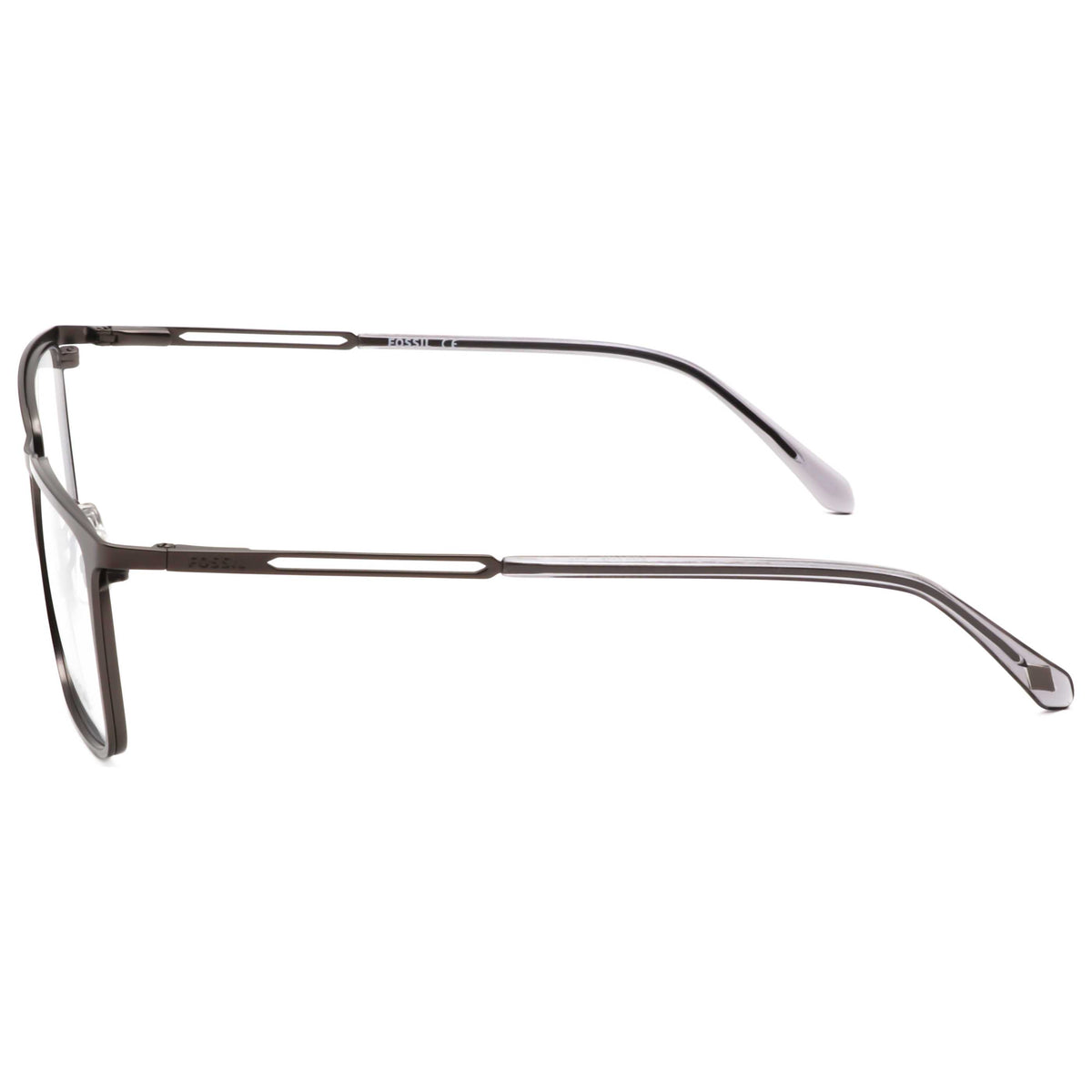 משקפי ראייה Fossil דגם Fos7129 לגברים 55 מ״מ בצבע מט רותניום כהה