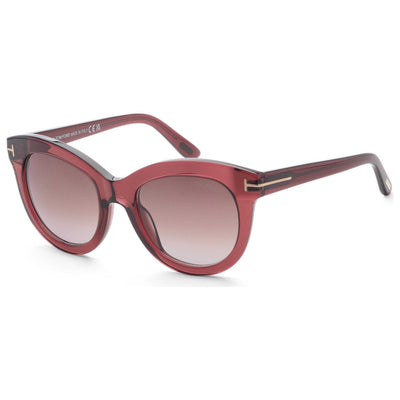 משקפי שמש Tom Ford דגם Odette לנשים 53 מ״מ בצבע מבריק בורדו