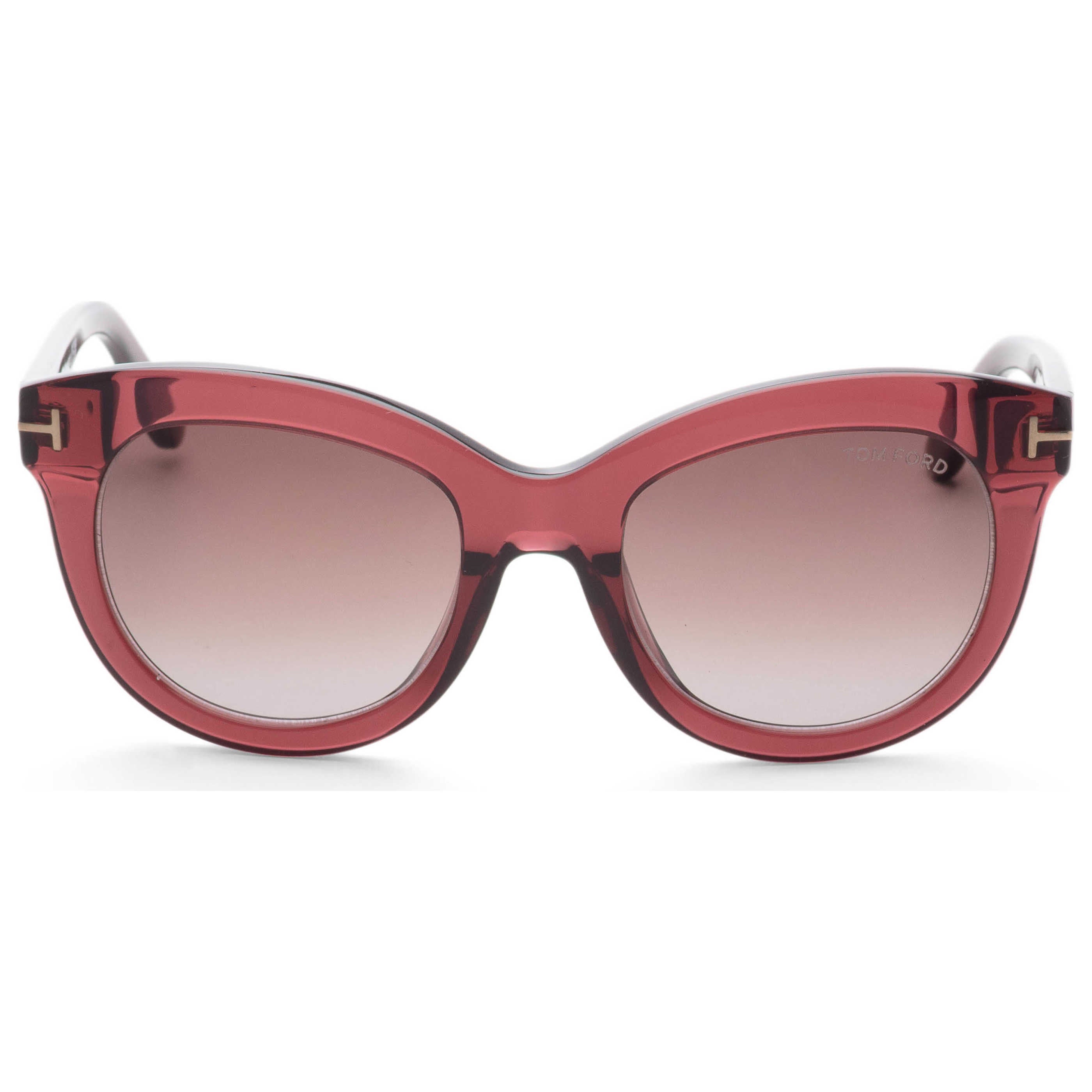 משקפי שמש Tom Ford דגם Odette לנשים 53 מ״מ בצבע מבריק בורדו