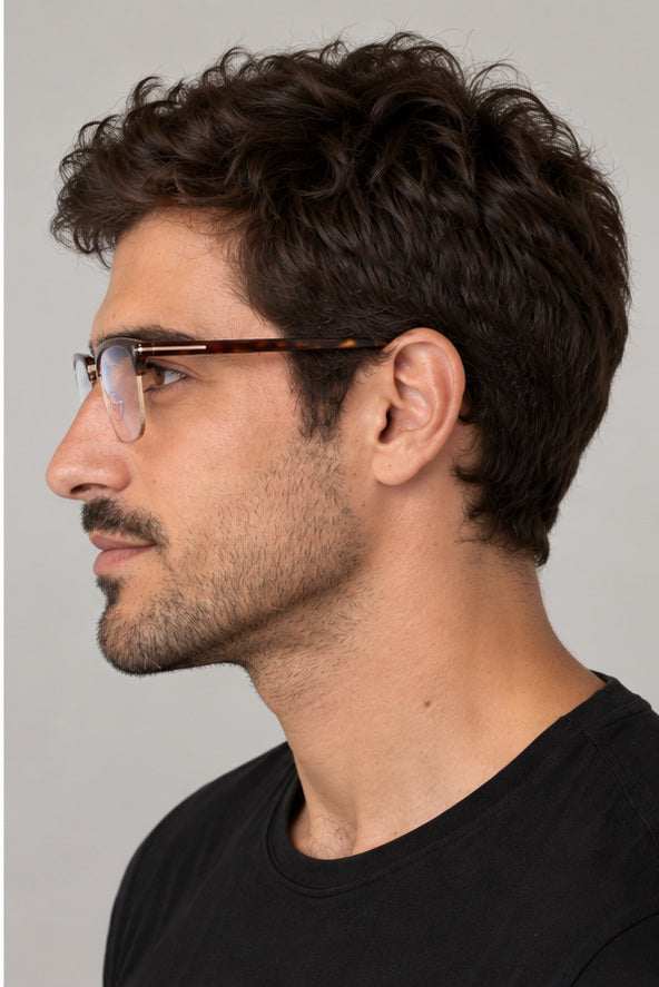 Tom Ford Men's 54 mm Tortoise Eyeglasses FT5801-B-54-052