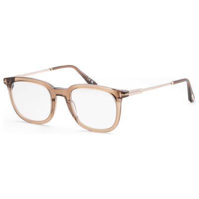 Tom Ford Men's T-Logo 50mm Shiny Light Brown Eyeglasses FT5904-B-45-50