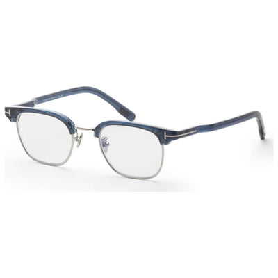 משקפי ראייה Tom Ford דגם Ft5932 לגברים 47 מ״מ בצבע מבריק כחול