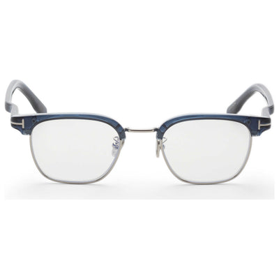 משקפי ראייה Tom Ford דגם Ft5932 לגברים 47 מ״מ בצבע מבריק כחול