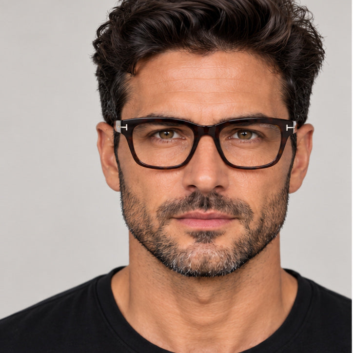 Tom Ford Unisex 52 mm Dark Havana Eyeglasses FT6036-B-52-052