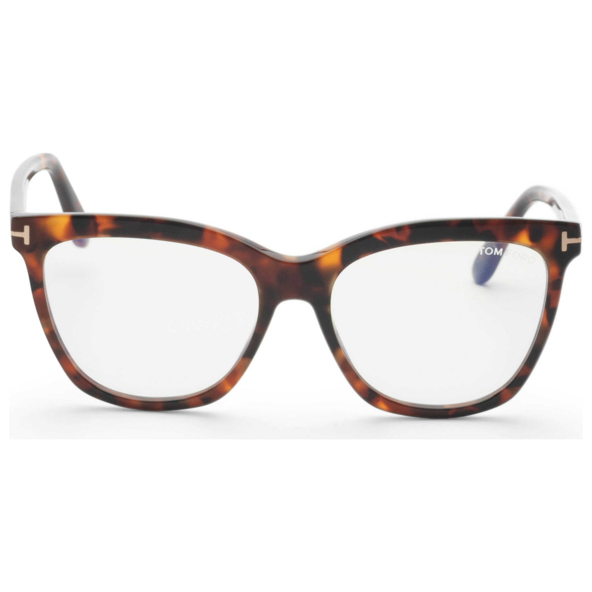 משקפי ראייה Tom Ford דגם Ft6042 לנשים 54 מ״מ בצבע הוואנה כהה