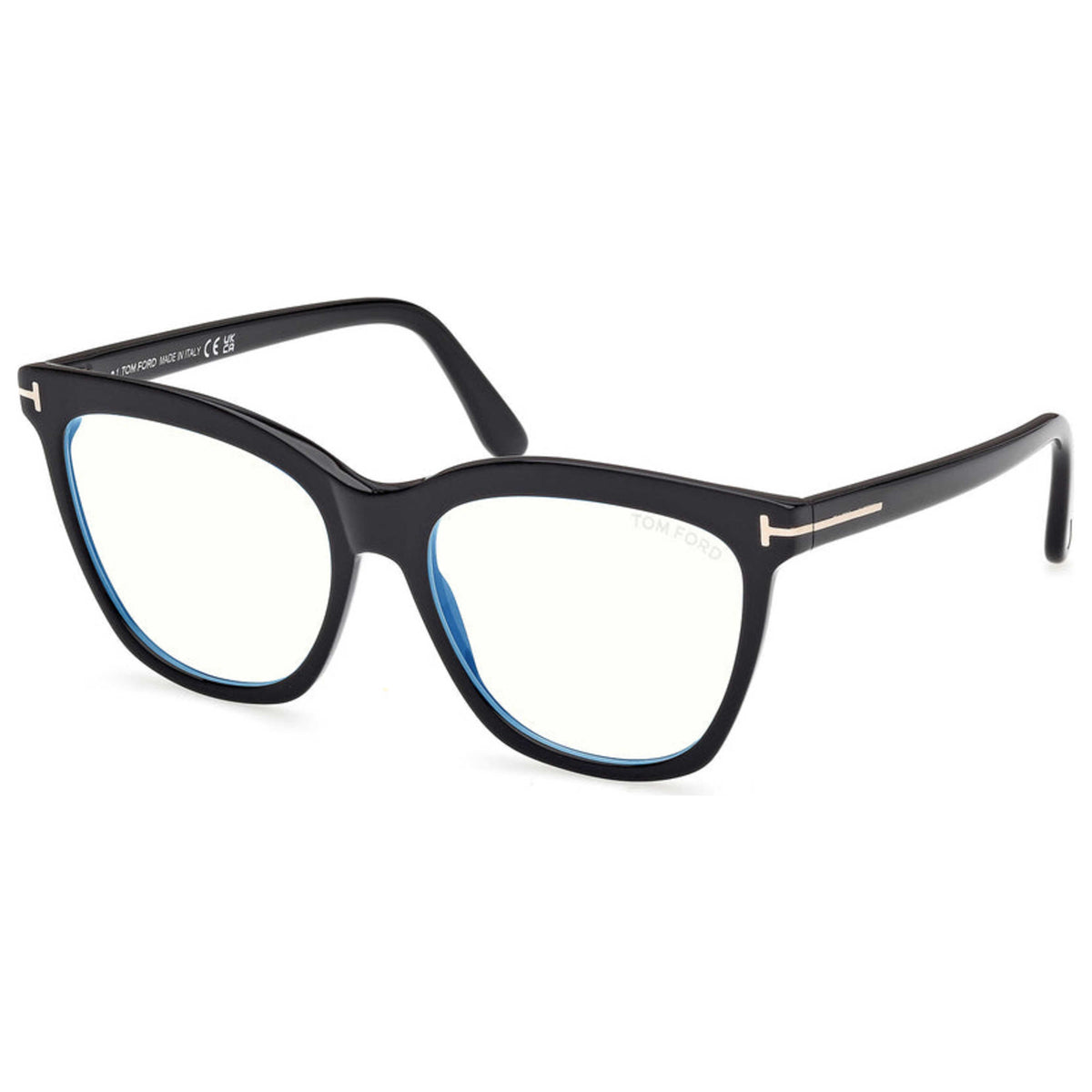 משקפי ראייה Tom Ford לנשים 54 מ״מ בצבע מבריק שחור
