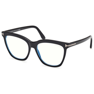 משקפי ראייה Tom Ford לנשים 54 מ״מ בצבע מבריק שחור
