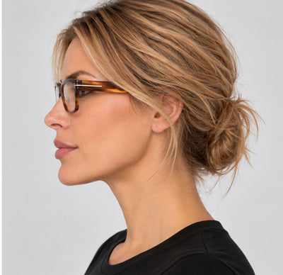 Tom Ford Women's 52mm Coloured Havana Eyeglasses FT6045-B-055-52