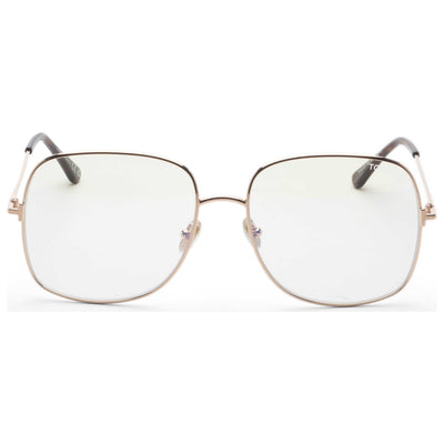 משקפי ראייה Tom Ford דגם Ft6048 לנשים 59 מ״מ בצבע מבריק רוז גולד