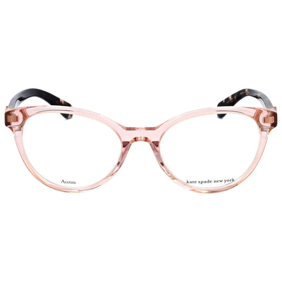 משקפי ראייה Kate Spade דגם Gela לנשים 50 מ״מ בצבע שקוף ורוד
