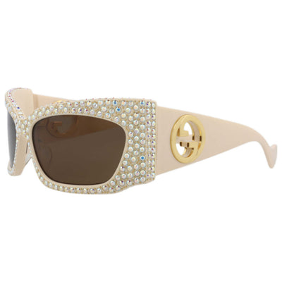 משקפי שמש Gucci דגם Gg1412S לנשים 62 מ״מ בצבע Ivory