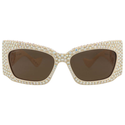 משקפי שמש Gucci דגם Gg1412S לנשים 62 מ״מ בצבע Ivory