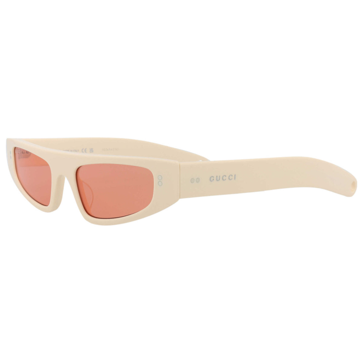 משקפי שמש Gucci דגם Novelty לנשים 51 מ״מ בצבע Ivory