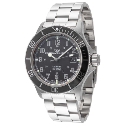 שעון לגבר Combat Sub של Glycine, אוטומטי, 42 מ״מ