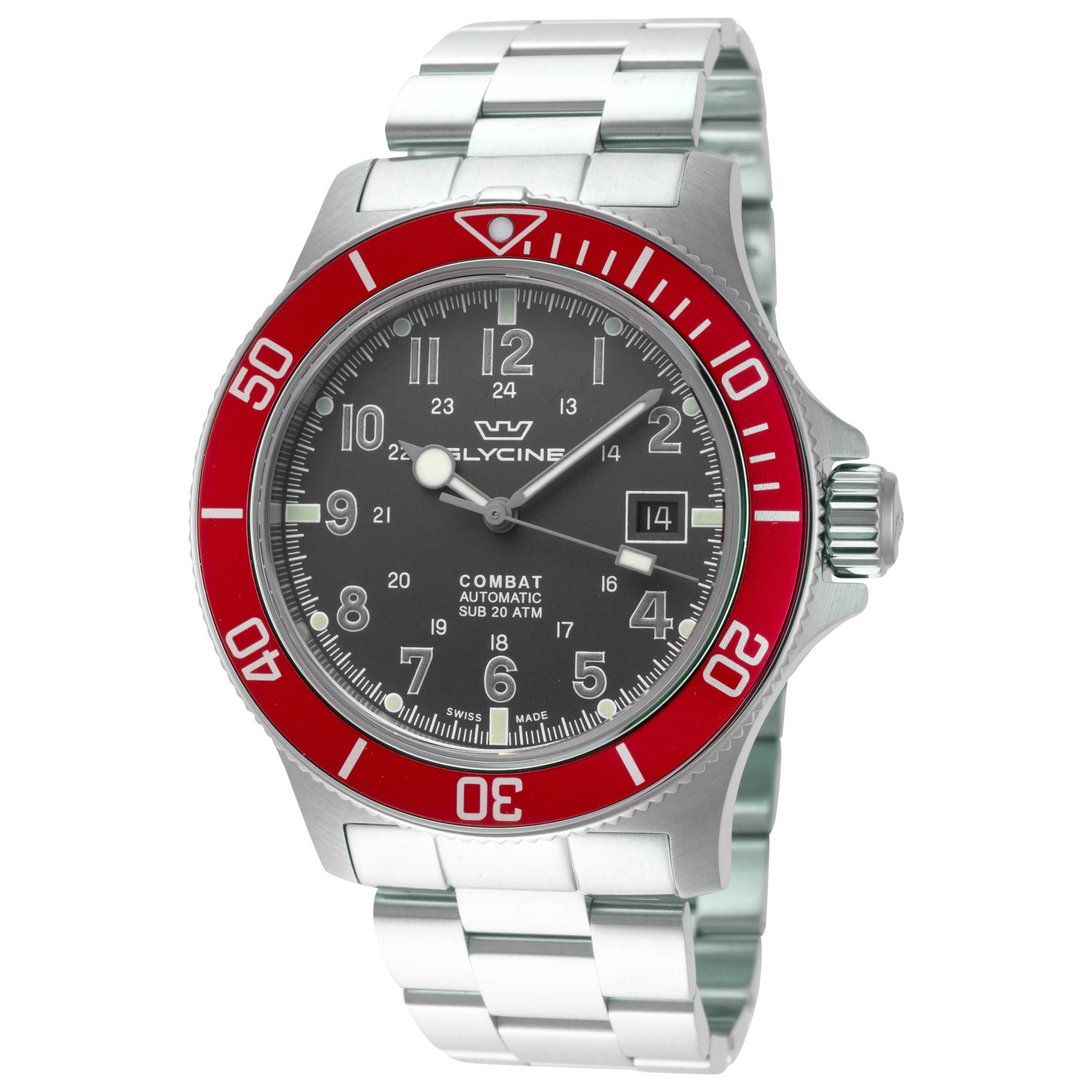 שעון Glycine דגם Combat Sub לגברים 42 מ״מ אוטומטי