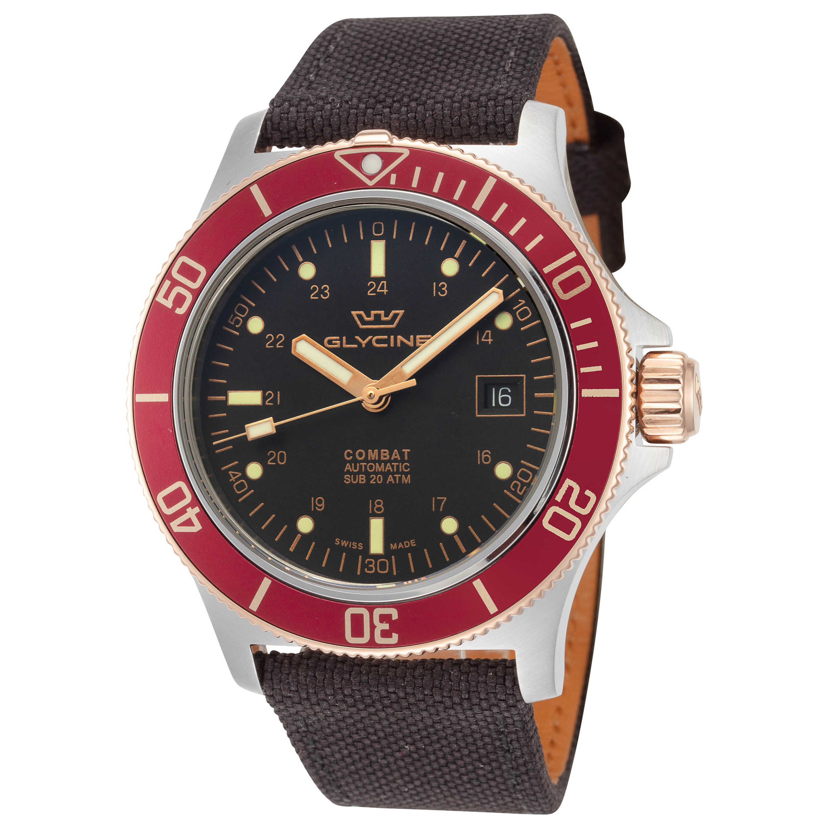 שעון Glycine דגם Combat Sub לגברים 42 מ״מ אוטומטי