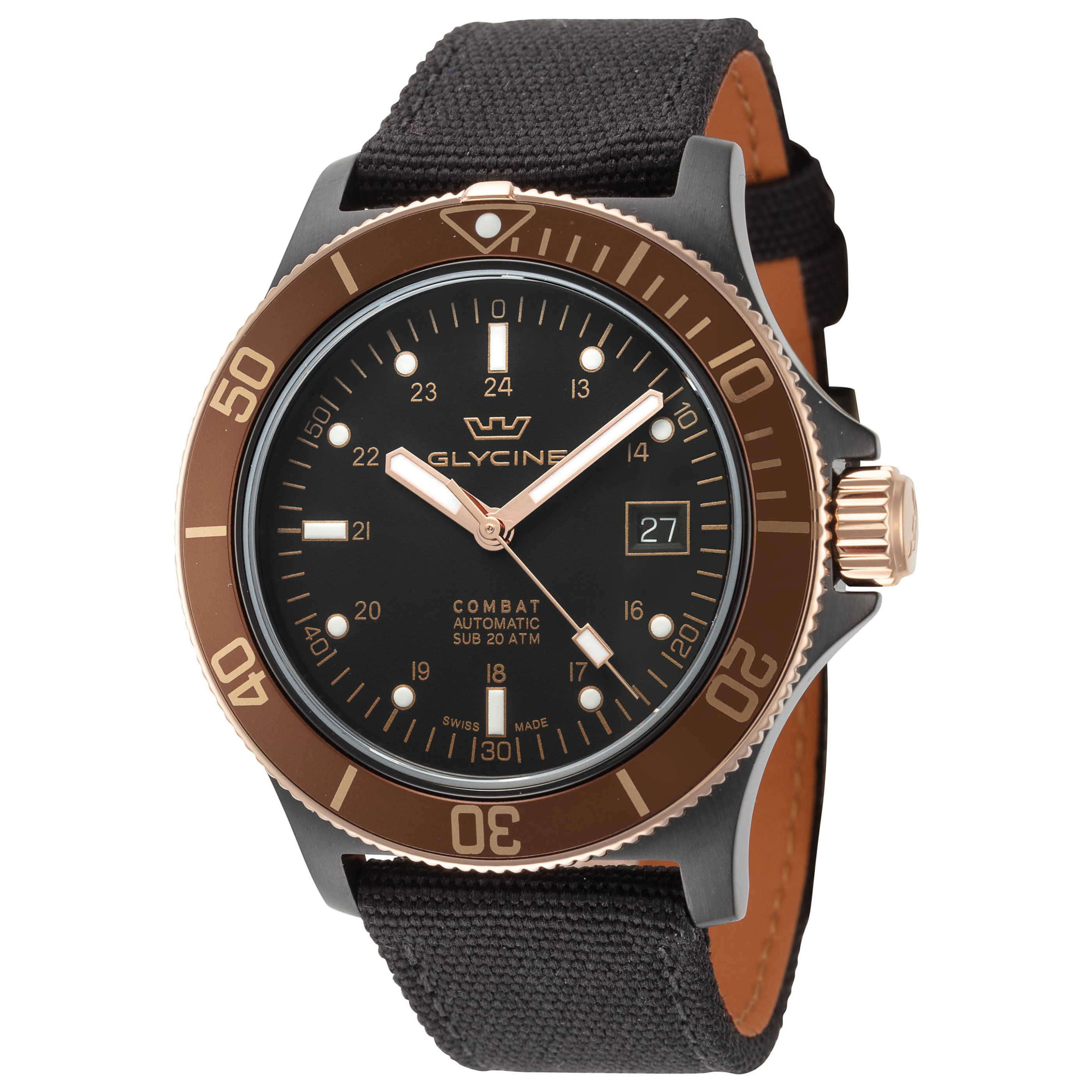 שעון Glycine דגם Combat Sub לגברים 42 מ״מ אוטומטי