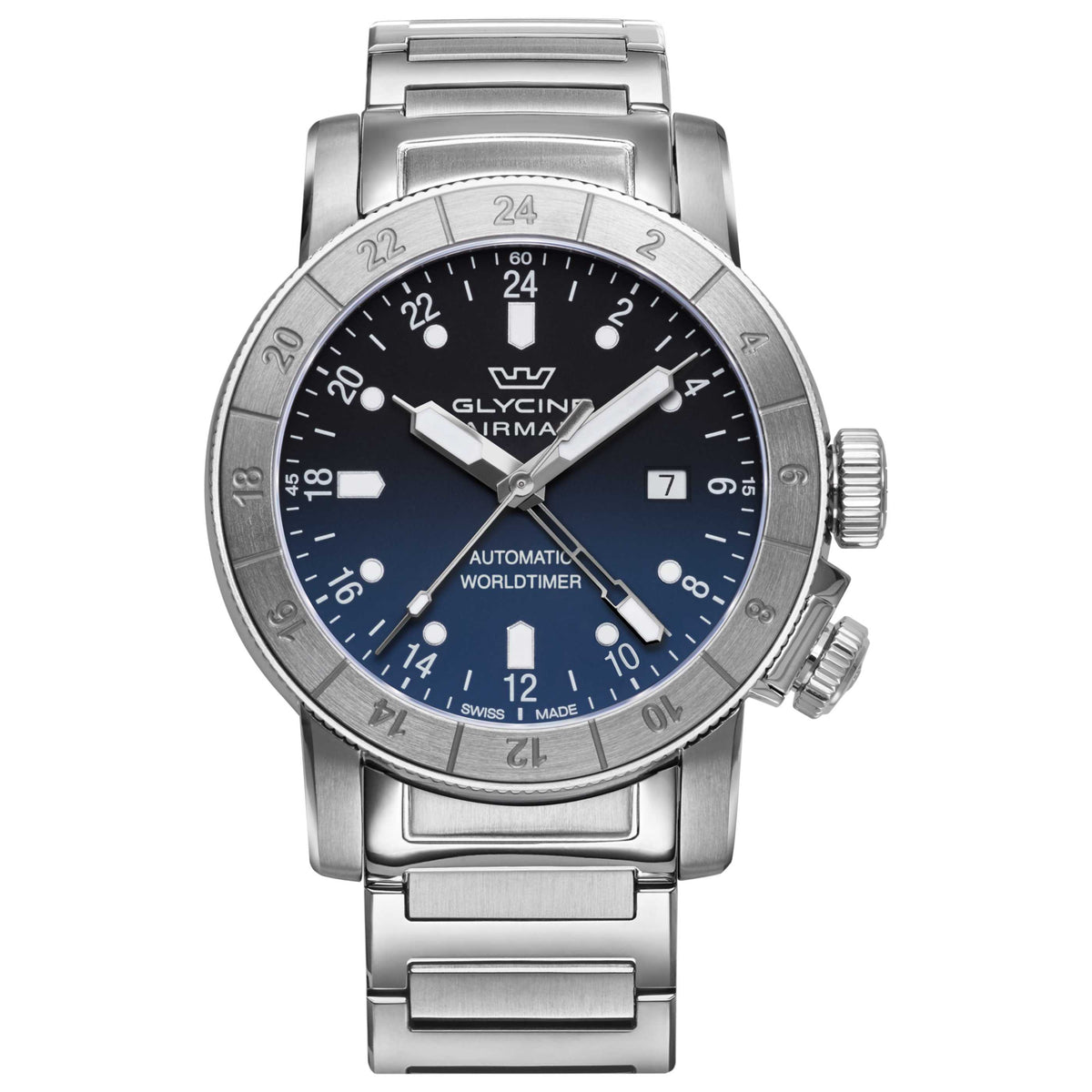 שעון Glycine דגם Airman לגברים 44 מ״מ אוטומטי