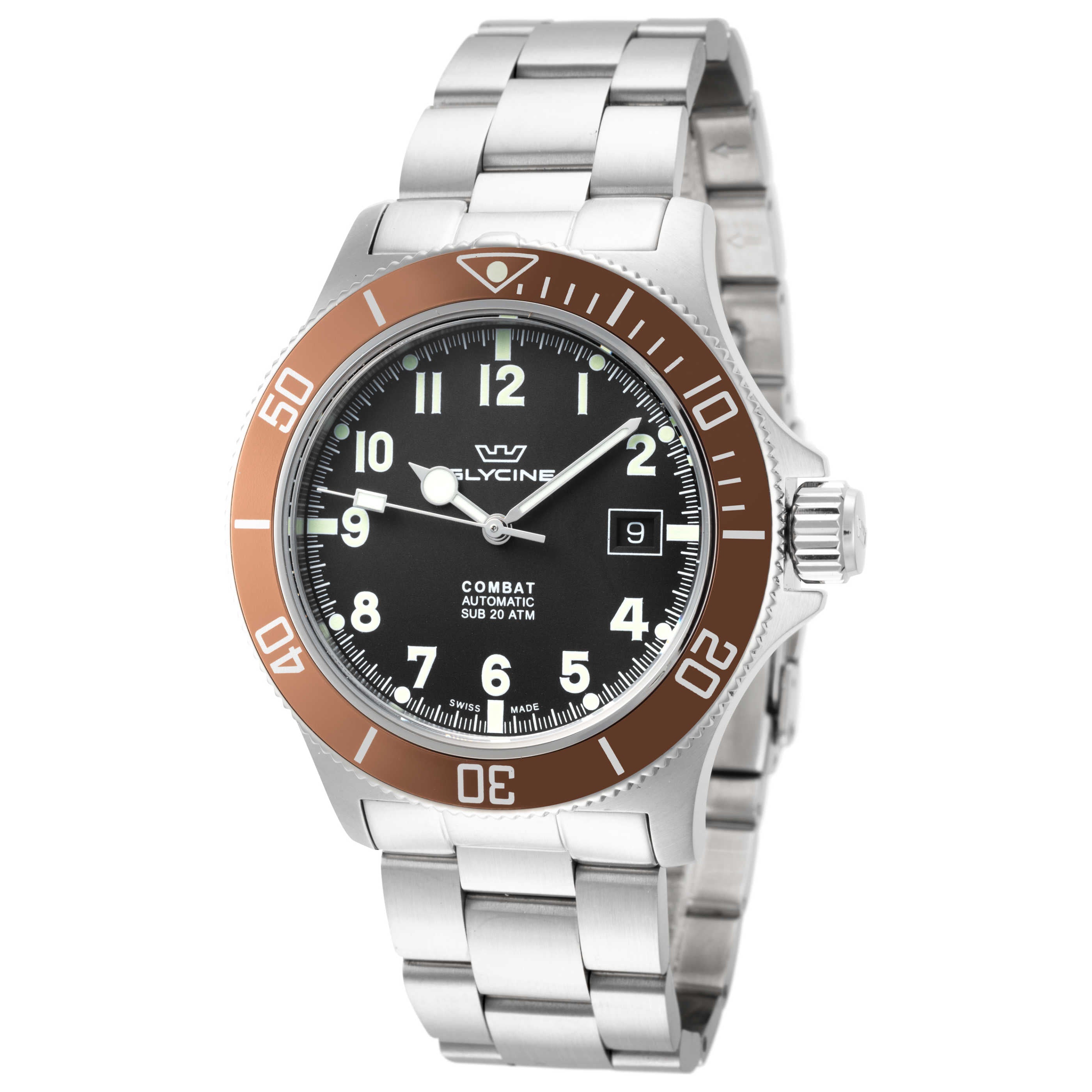 שעון Glycine דגם Combat Sub לגברים 42 מ״מ אוטומטי