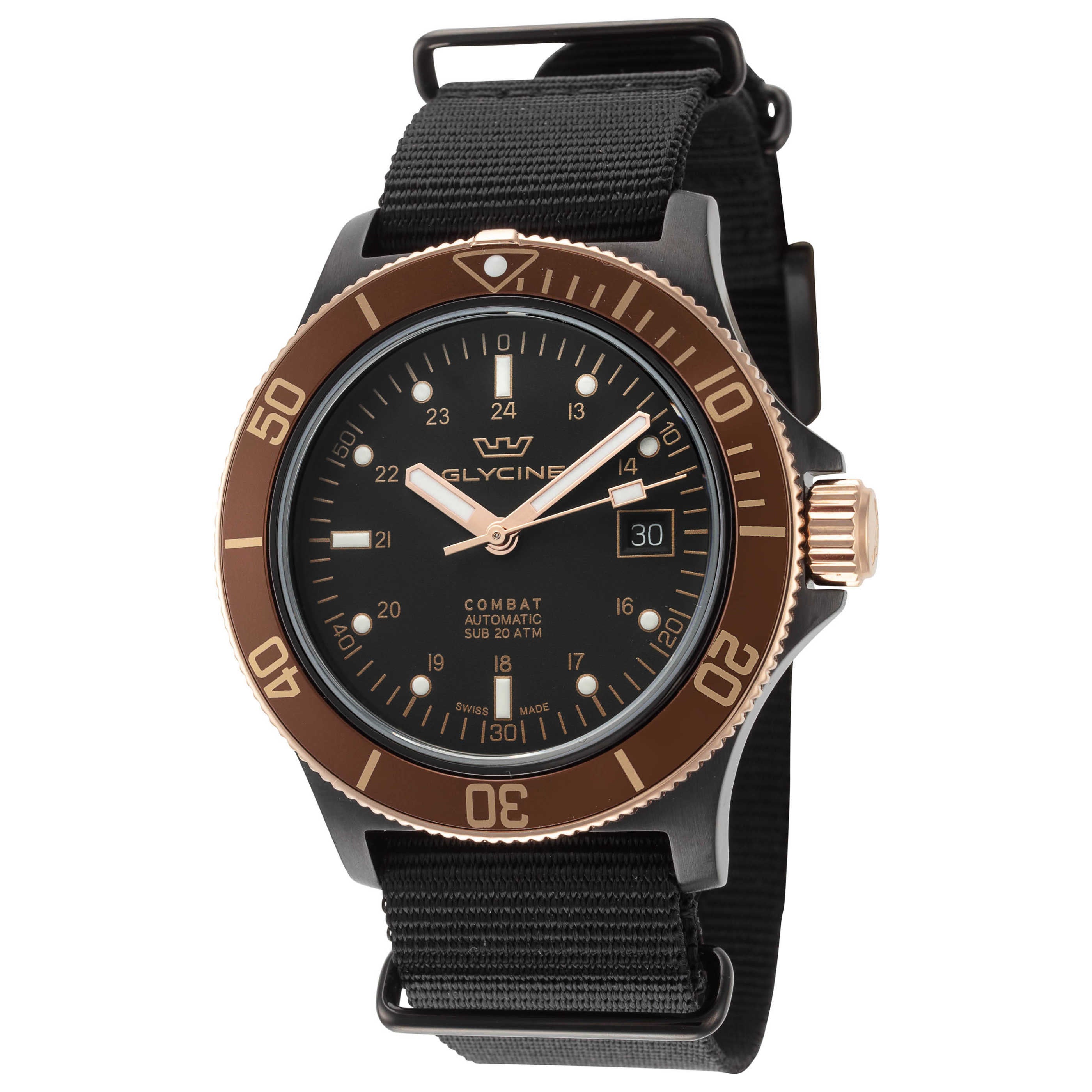 שעון Glycine דגם Combat Sub לגברים 42 מ״מ אוטומטי