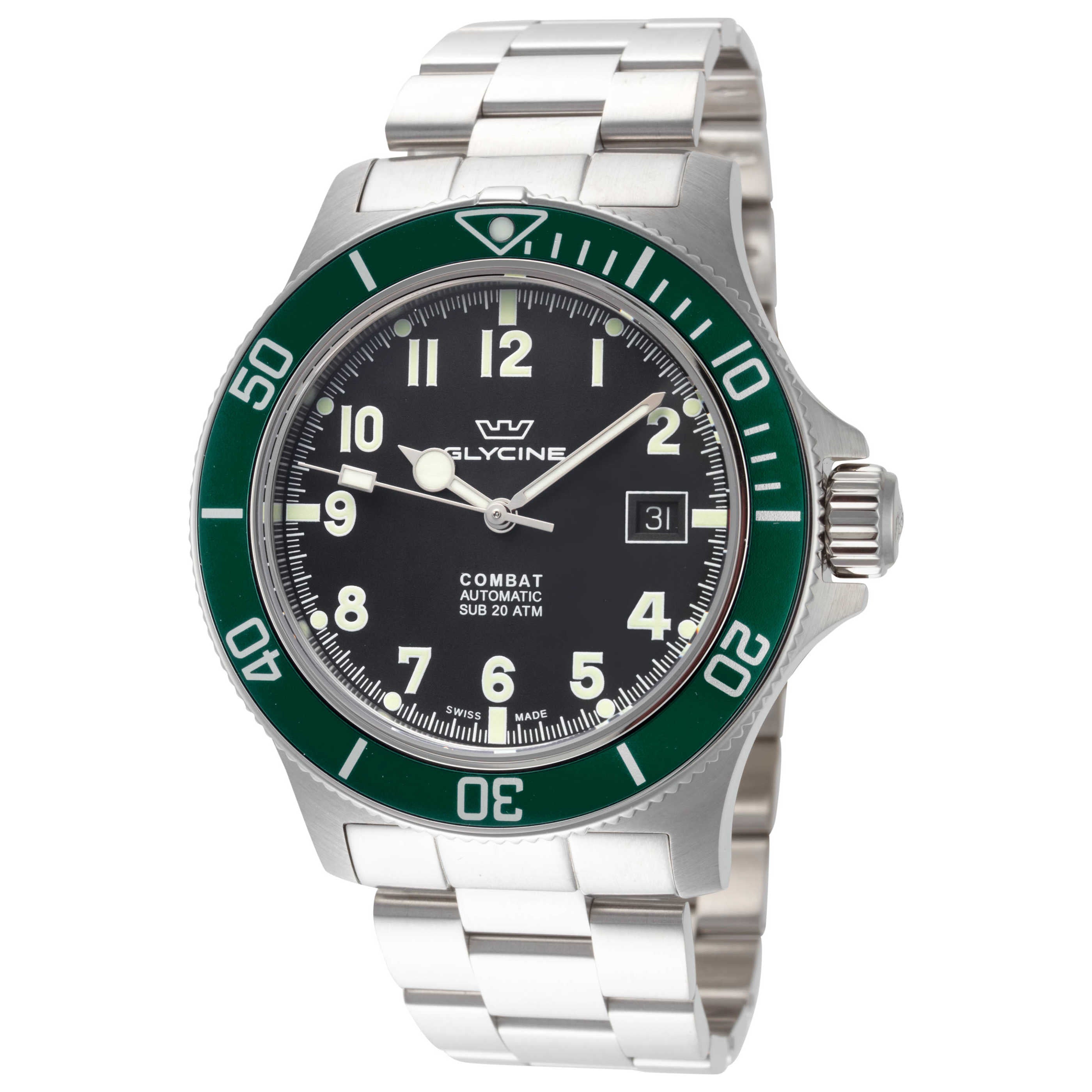 שעון Glycine דגם Combat Sub לגברים 42 מ״מ אוטומטי