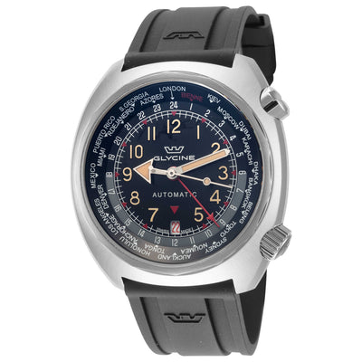שעון לגבר Airman SST GMT של Glycine, אוטומטי, 43 מ״מ