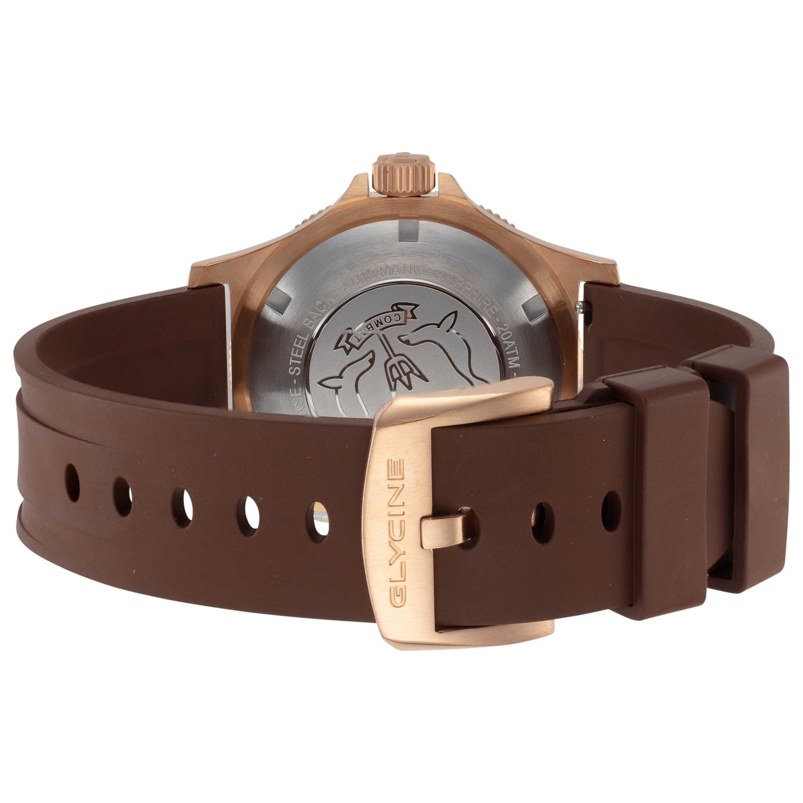 שעון Glycine דגם Combat Sub Bronze לגברים 42 מ״מ אוטומטי