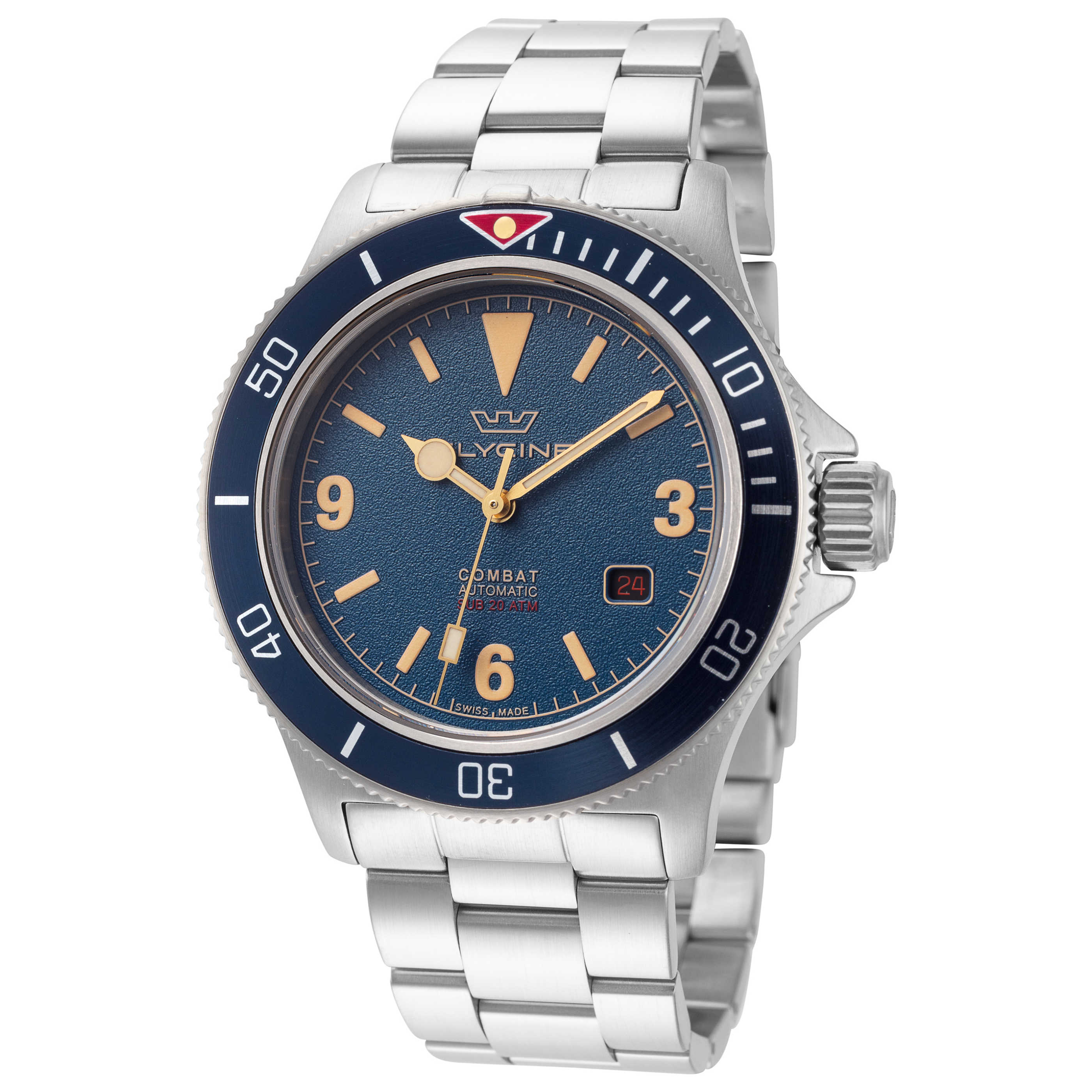 שעון Glycine דגם Sub 42 לגברים 42 מ״מ אוטומטי