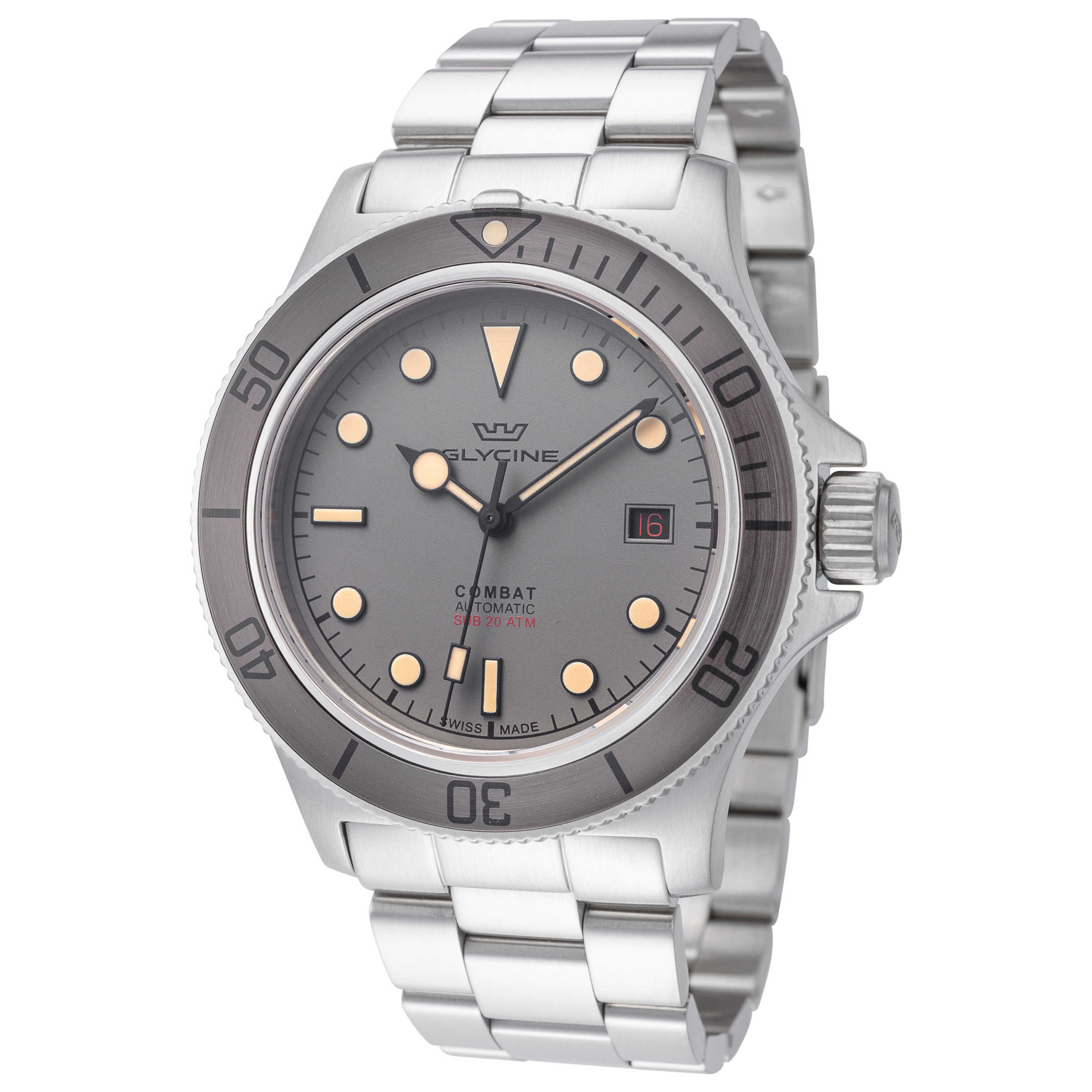 שעון Glycine דגם Combat Sub לגברים 42 מ״מ אוטומטי