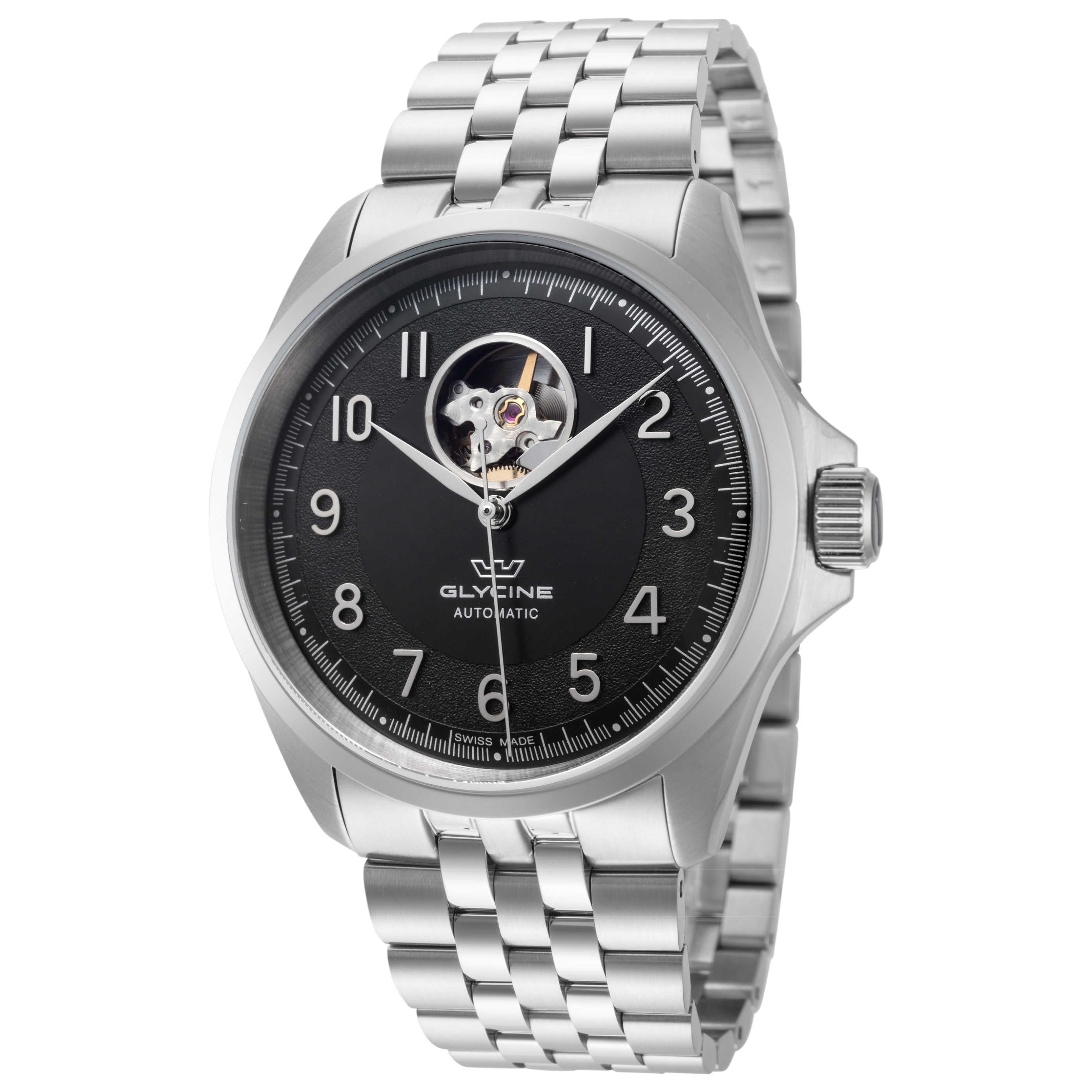 שעון לגבר Combat Classic של Glycine, אוטומטי, 40 מ״מ