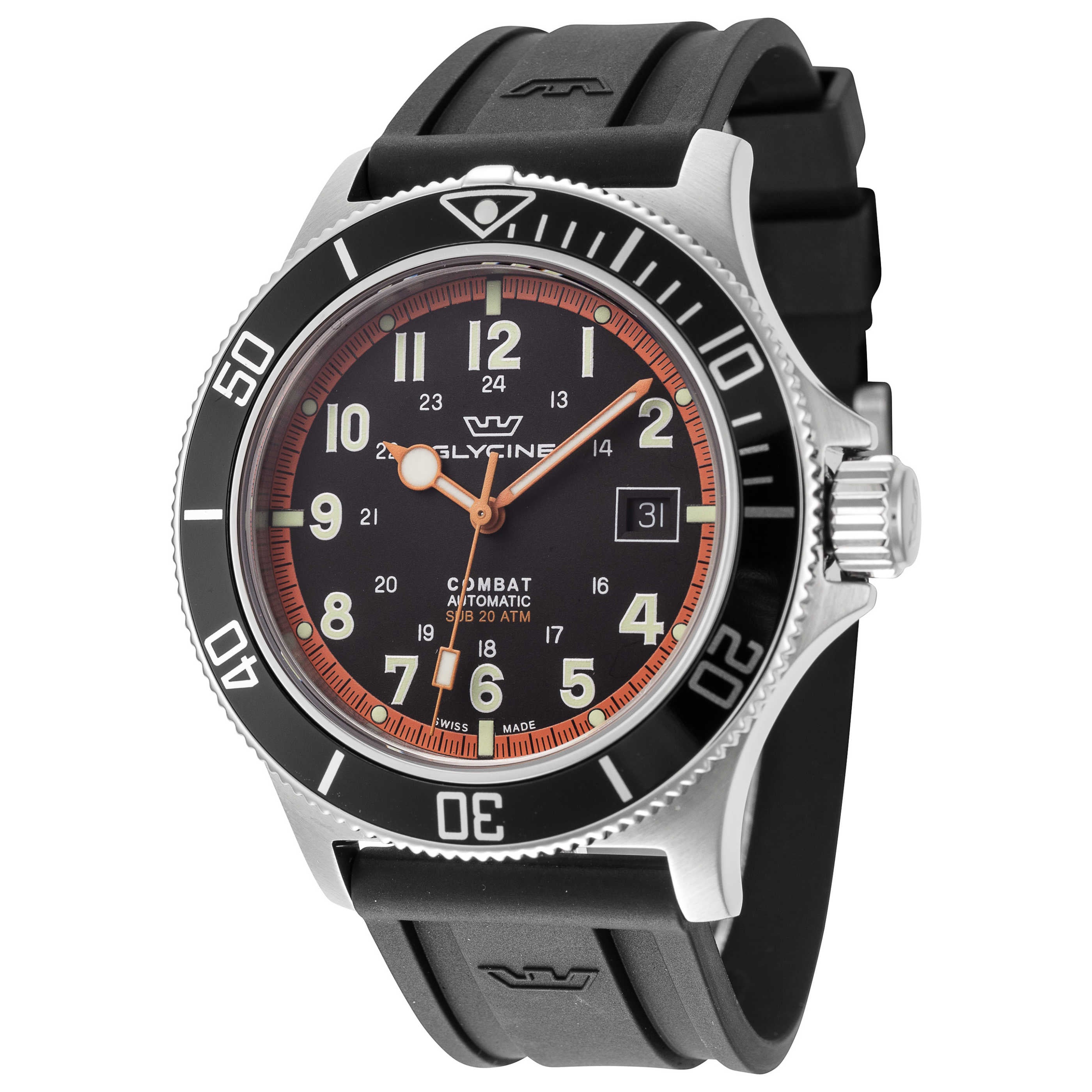 שעון Glycine דגם Combat Sub לגברים 42 מ״מ אוטומטי