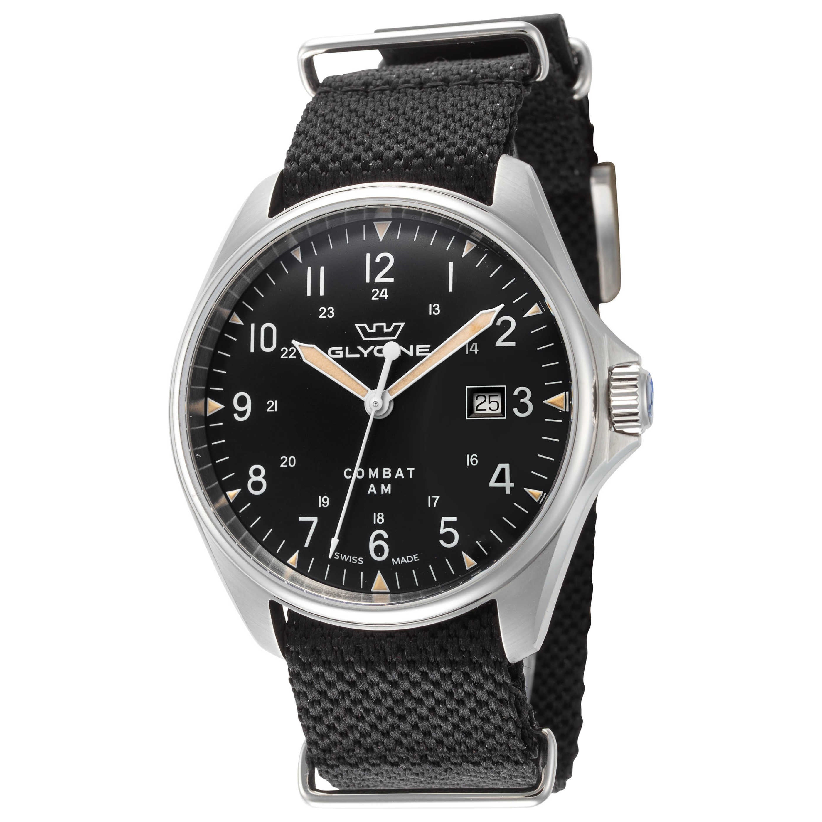 שעון לגבר Combat 6 Vintage של Glycine, אוטומטי, 43 מ״מ