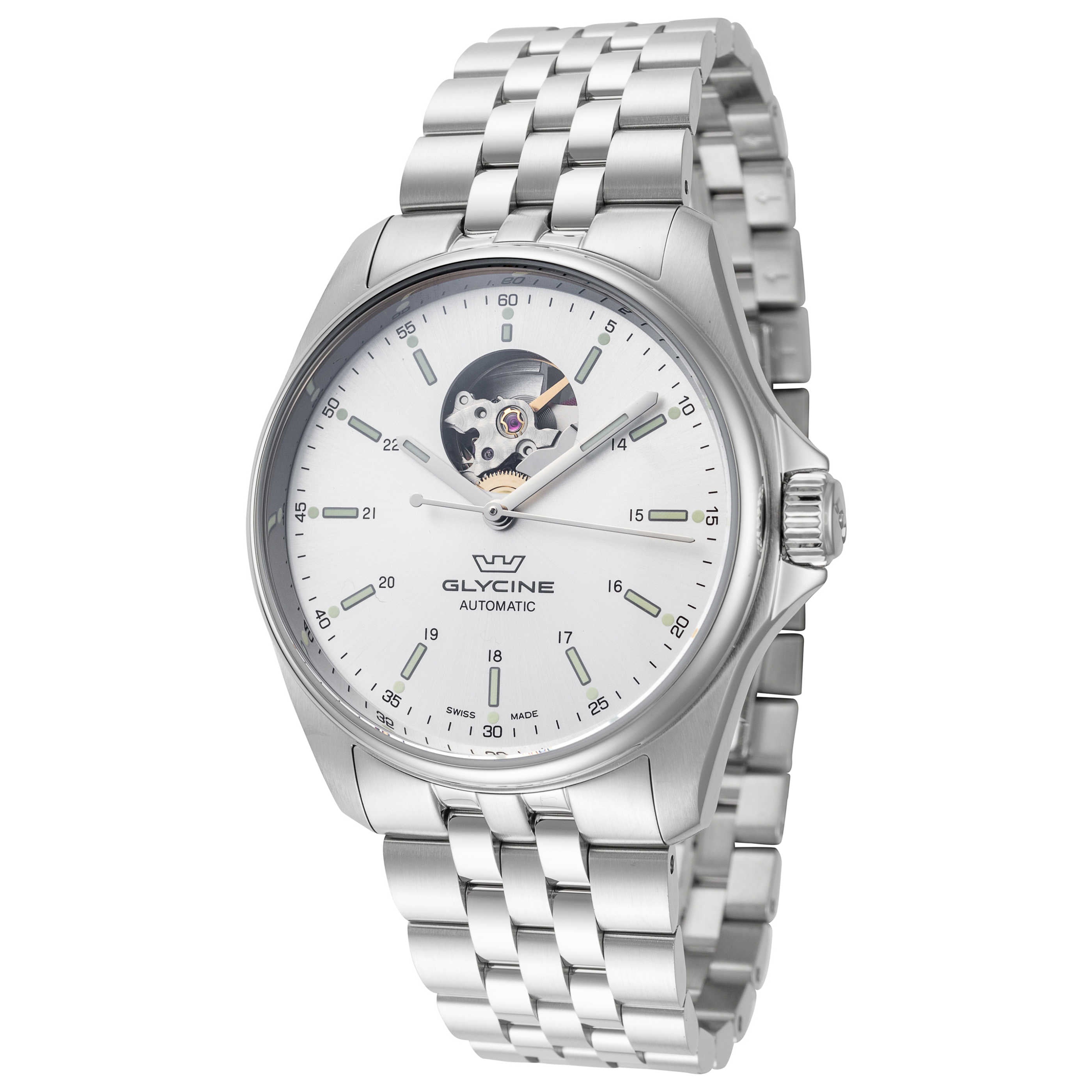 שעון לגבר Combat Classic של Glycine, אוטומטי, 40 מ״מ