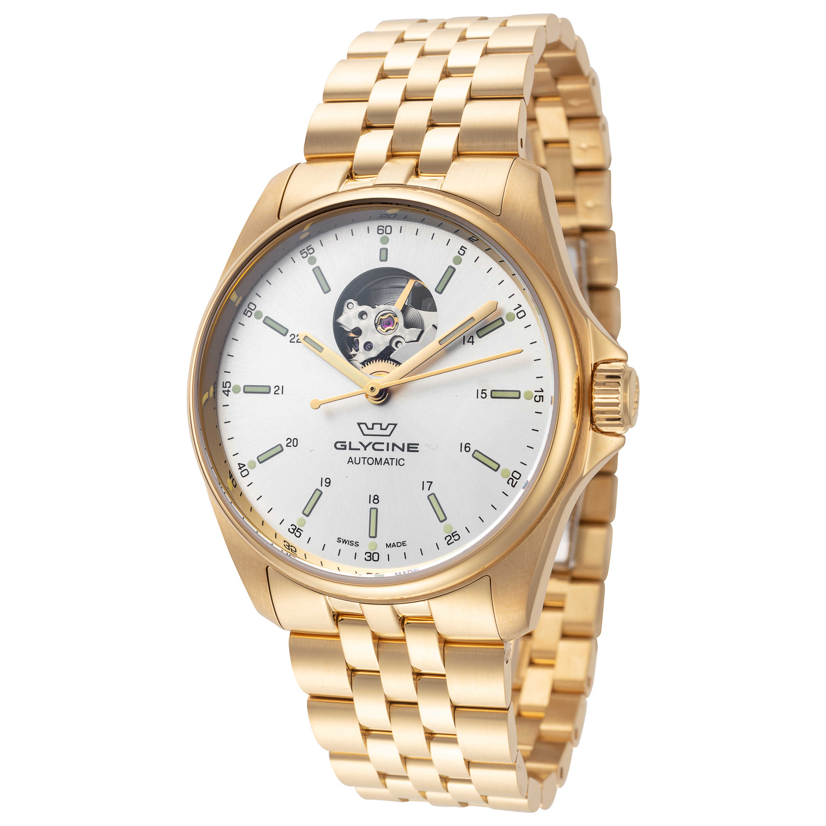 שעון לגבר Combat Classic של Glycine, אוטומטי, 40 מ״מ
