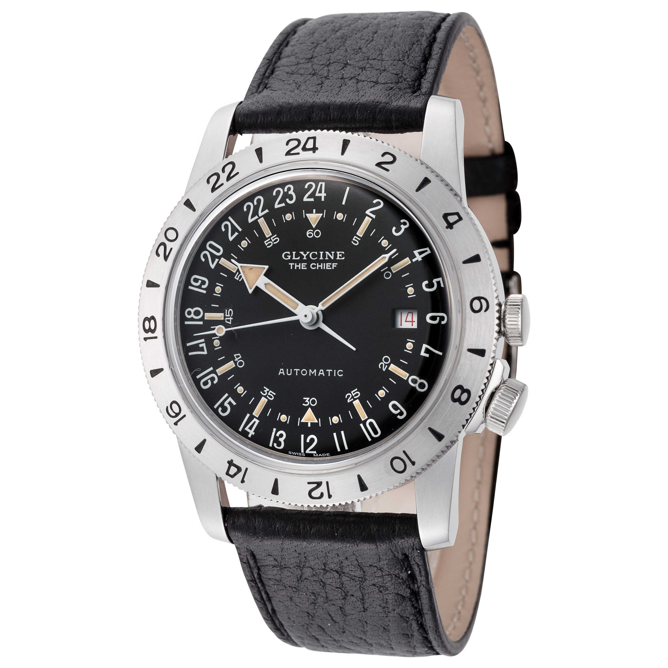שעון Glycine דגם Vintage The Chief Purist יוניסקס 40 מ״מ אוטומטי