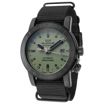 שעון לגבר Airman Purist של Glycine, אוטומטי, 42 מ״מ