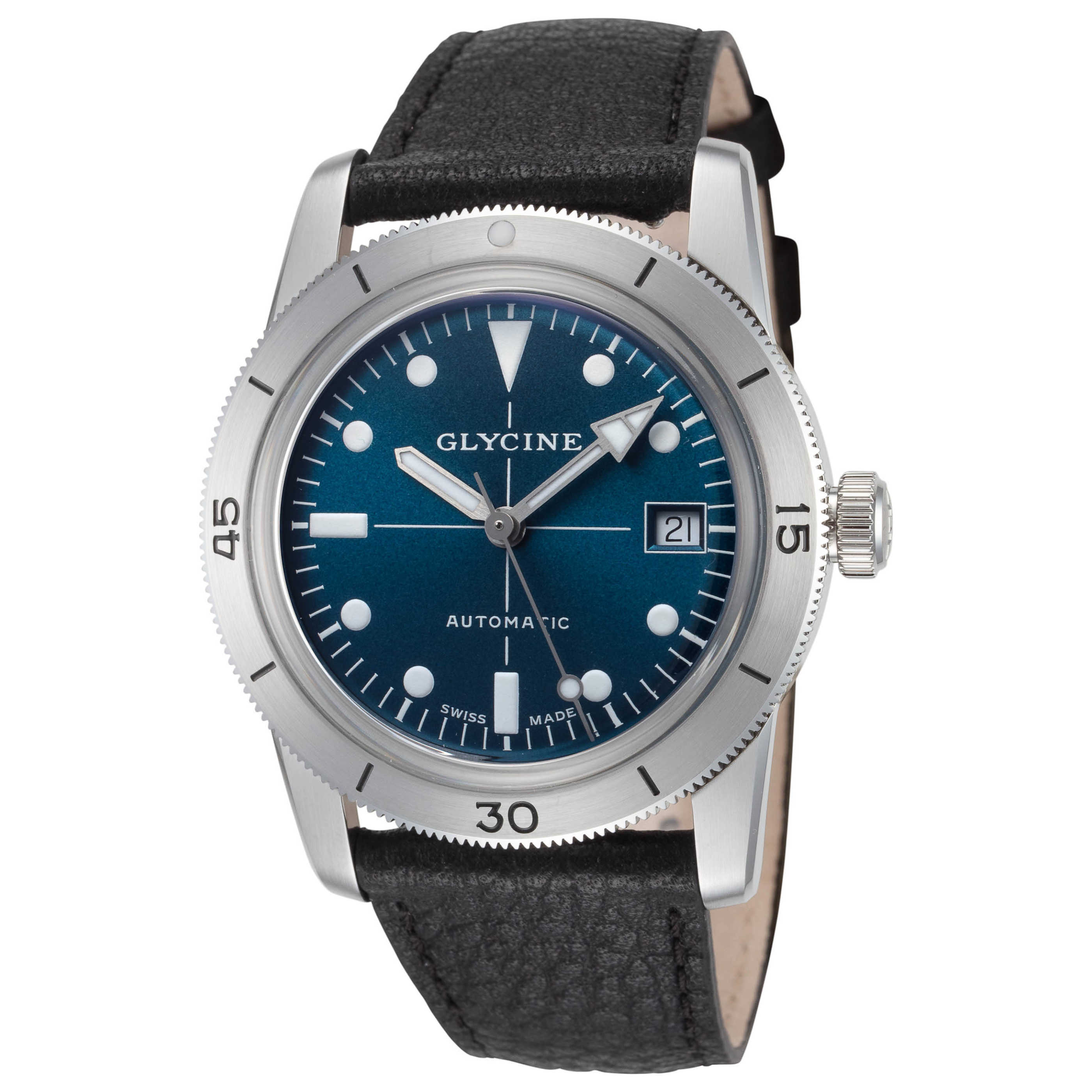 שעון יוניסקס Sea Kraken של Glycine, אוטומטי, 39 מ״מ