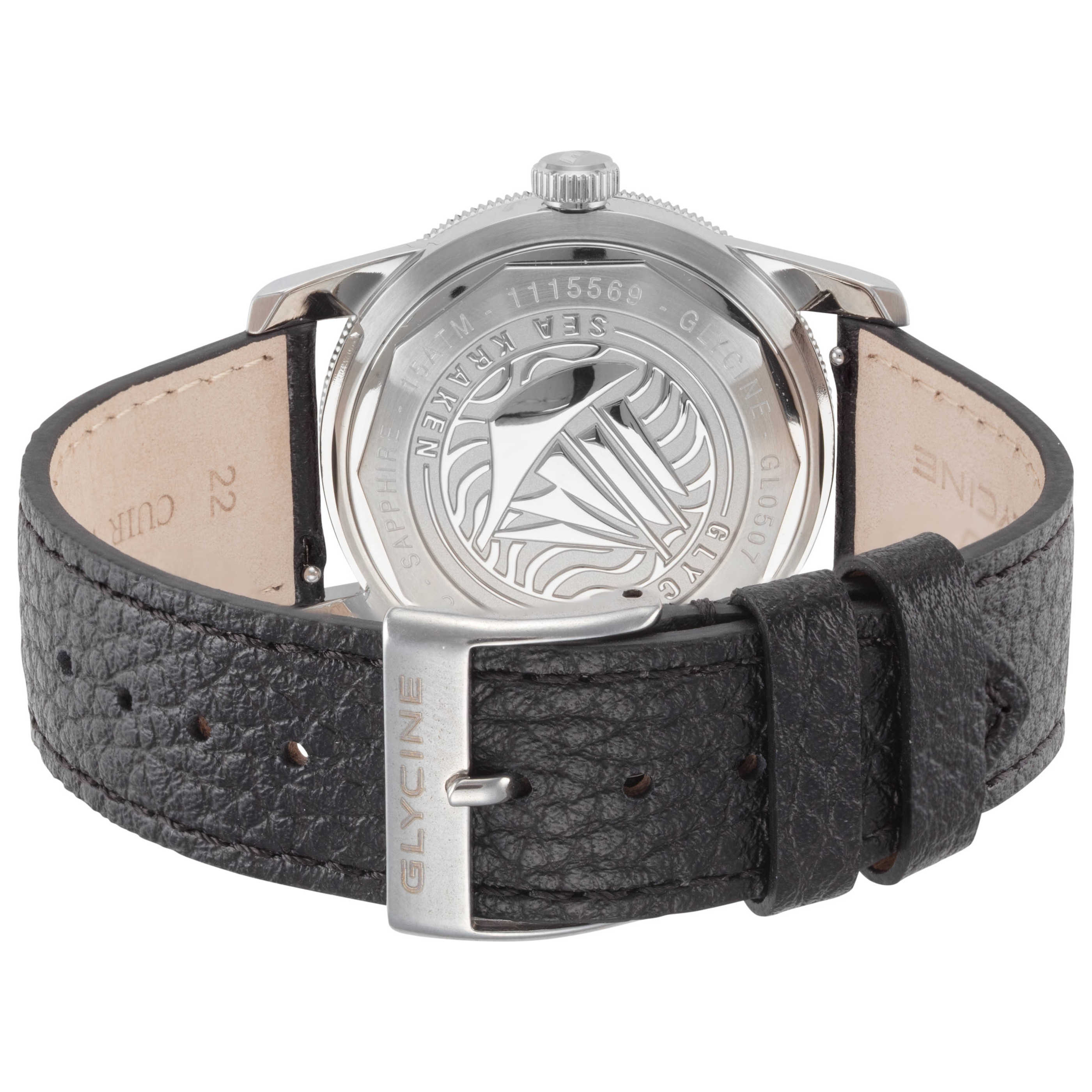 שעון יוניסקס Sea Kraken של Glycine, אוטומטי, 39 מ״מ