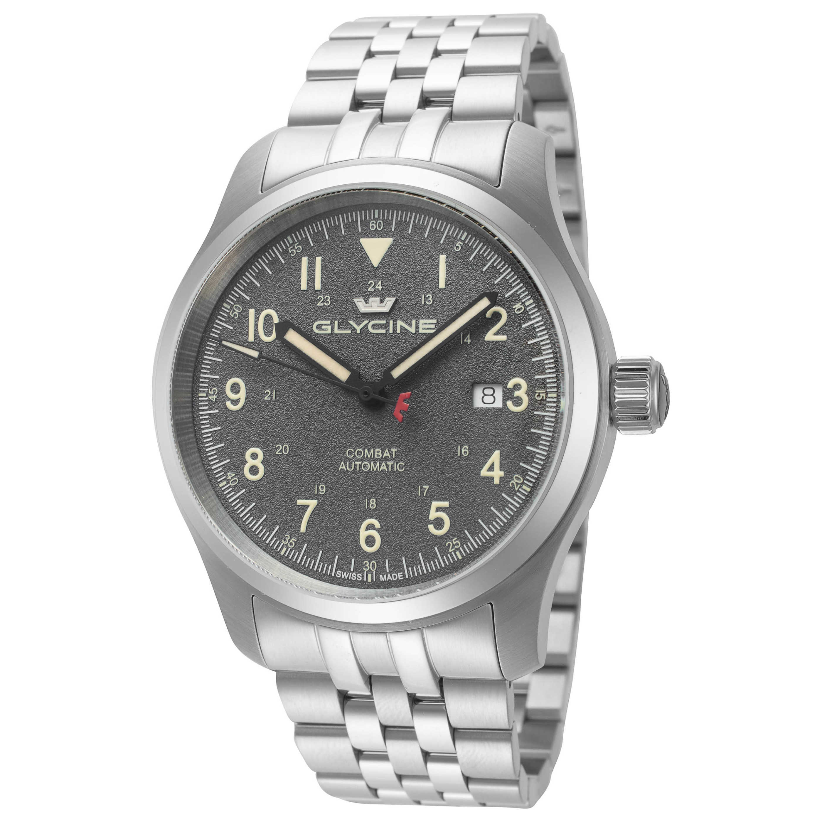 שעון לגבר Combat Field של Glycine, אוטומטי, 42 מ״מ