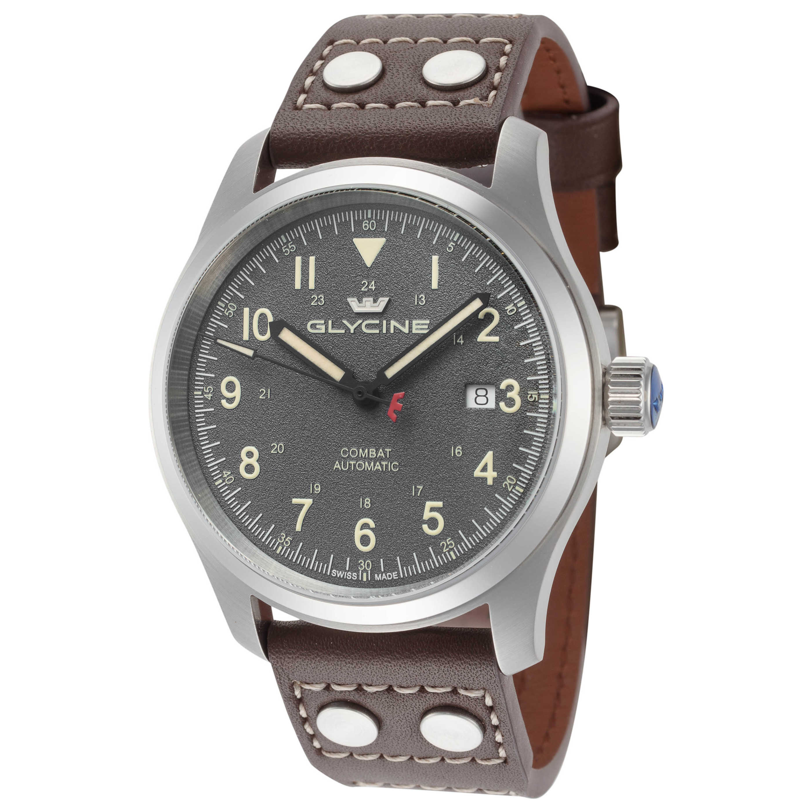 שעון לגבר Combat Field של Glycine, אוטומטי, 42 מ״מ
