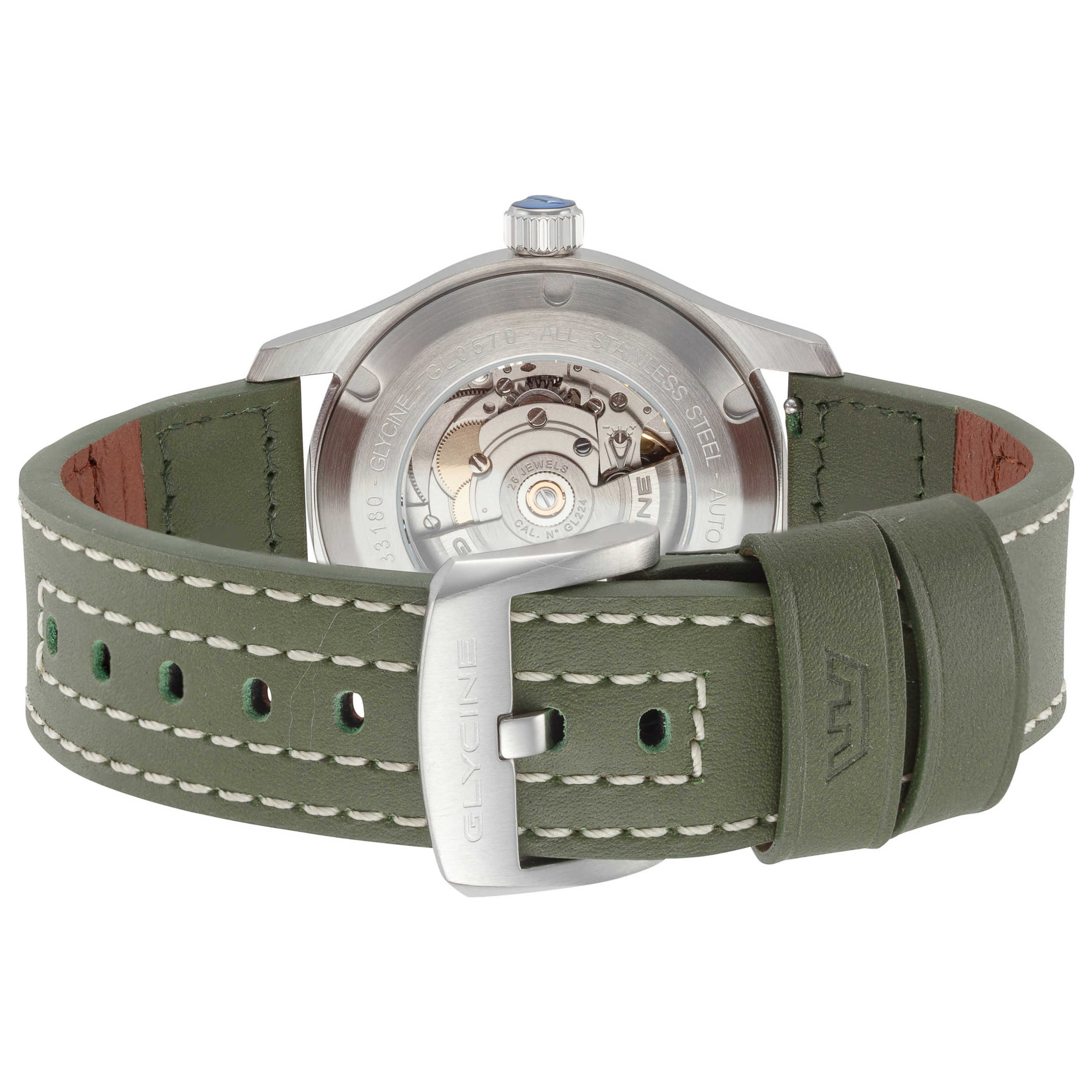 שעון לגבר Combat Field של Glycine, אוטומטי, 42 מ״מ